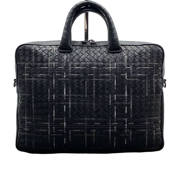 Bottega Veneta Atlas Intrecciato Leather Briefcase